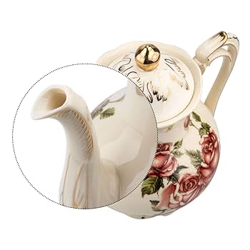 アンティーク花柄陶器ティーポット Hakuriyu花柄ティーポット : 昭和レトロポップ食器雑貨通販